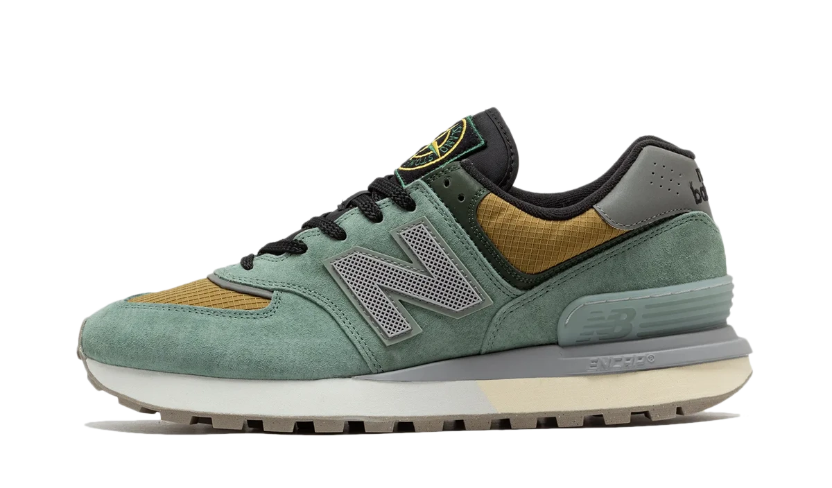 New Balance 574 Legacy Stone Island Light Green