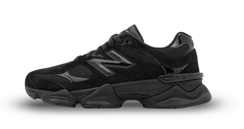 New Balance 9060 Triple Black Patent