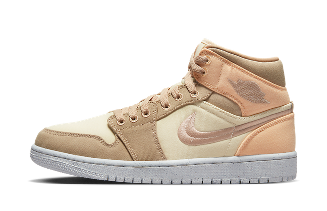 Jordan 1 Mid SE Canvas Khaki (Women's)
