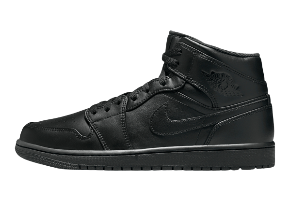 Jordan 1 Mid Triple Black