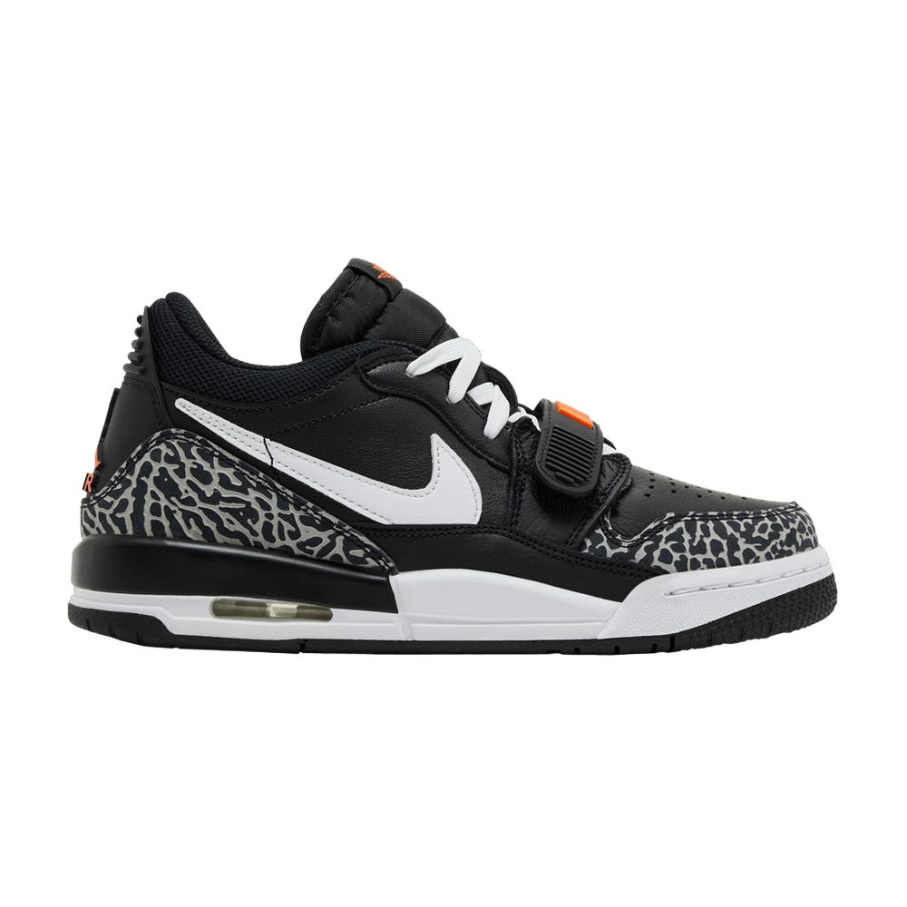 Jordan Legacy 312 Low Black White Safety Orange (GS)