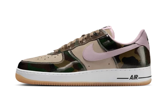 Nike Air Force 1 Low '07 LV8 Patent Camo Pink