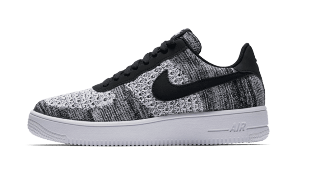 Nike Air Force 1 Flyknit 2 Black Pure Platinum