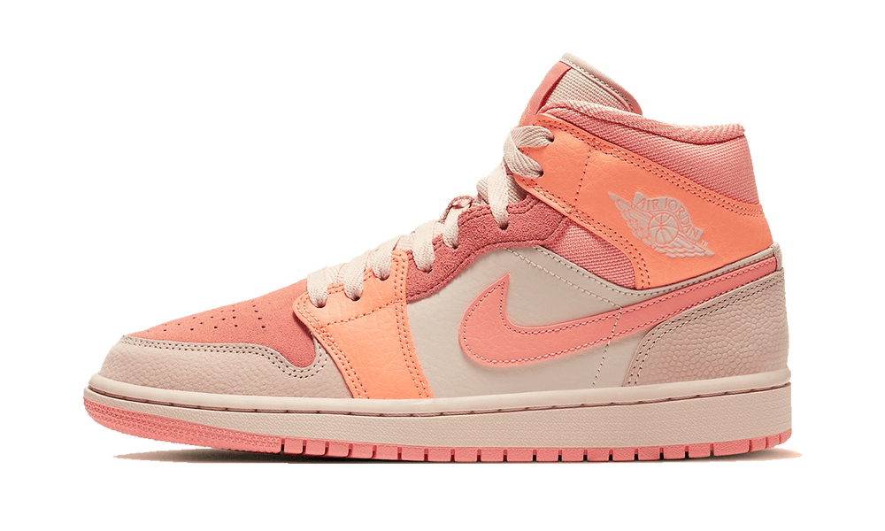 Jordan 1 Mid Apricot Orange (Women's)