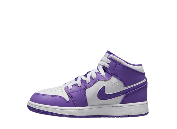 Jordan 1 Mid Purple Venom (GS)