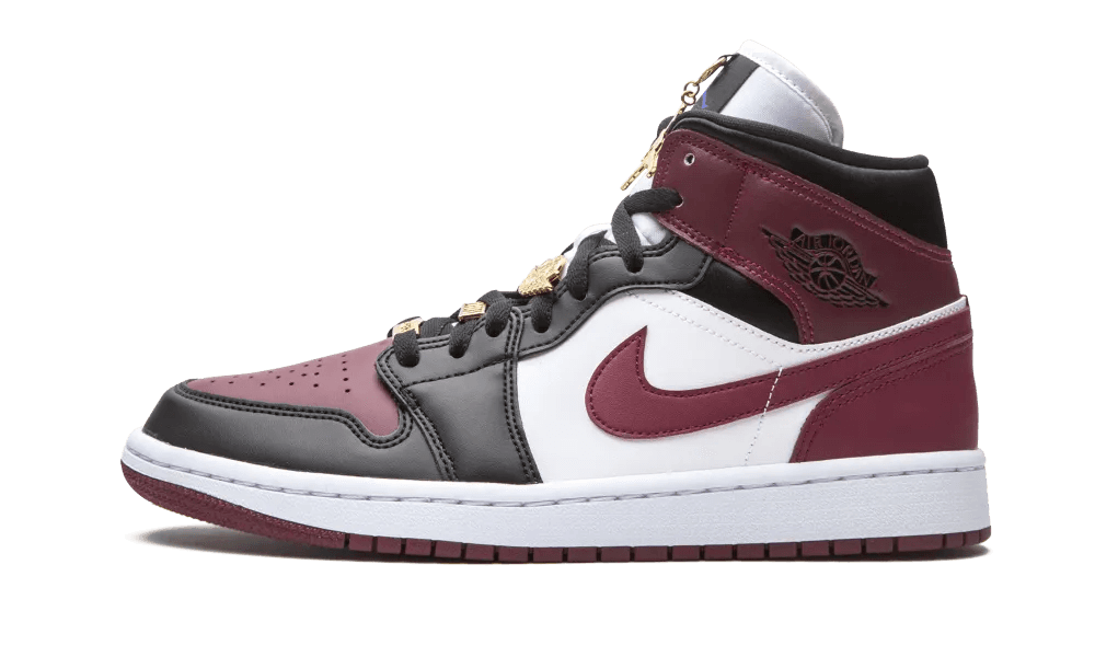 Jordan 1 Mid SE Black Dark Beetroot (Women's)