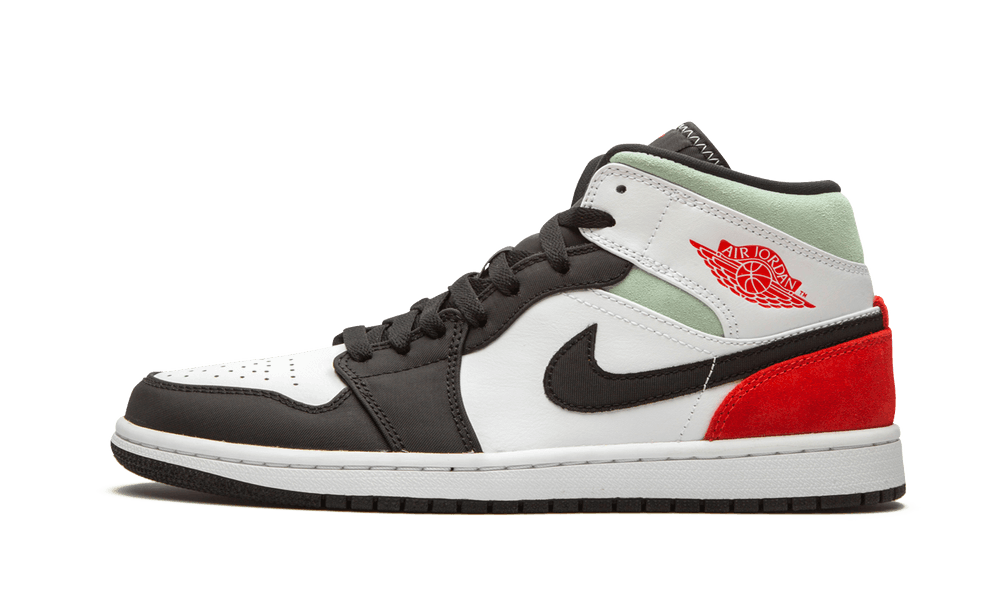 Jordan 1 Mid SE Red Black Toe