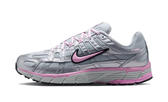 Nike P-6000 Pure Platinum Metallic Silver Black Pink (Women's)