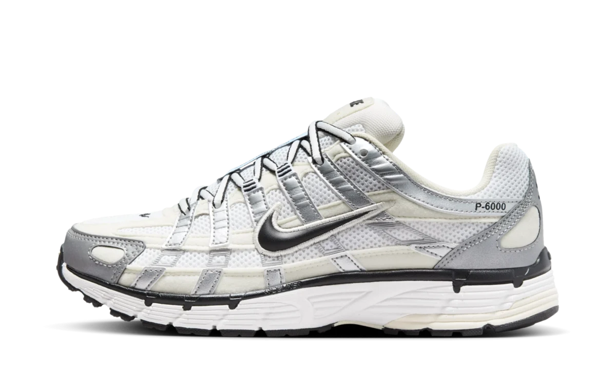 Nike P-6000 Coconut Milk Metallic Silver (Women's)