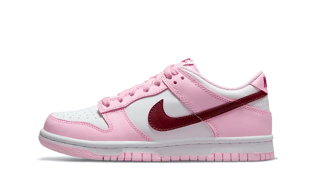 Nike Dunk Low Pink Foam Red White (GS)