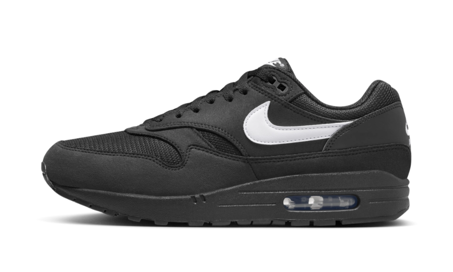 Nike Air Max 1 Black White Swoosh