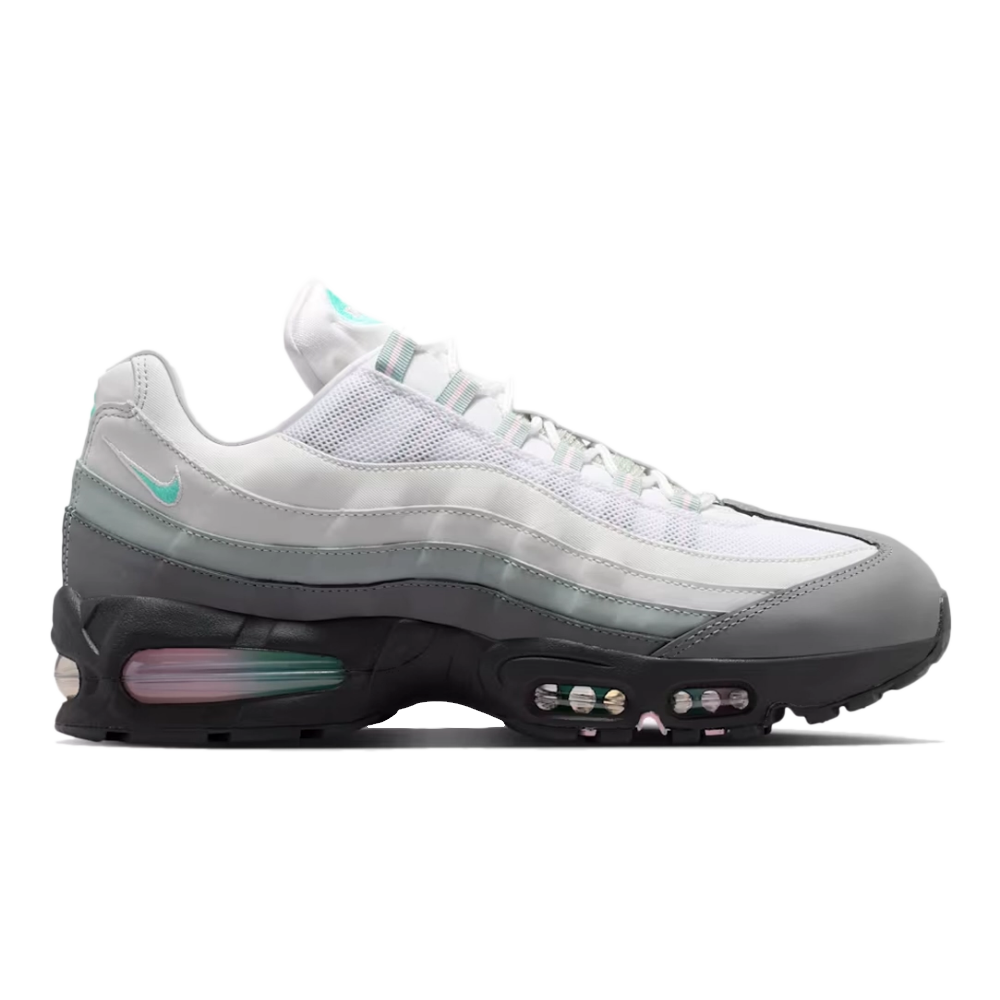 Nike Air Max 95 Big Bubble White Hyper Turquoise Pink Foam