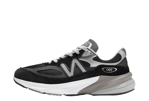 New Balance 990v6 MiUSA Black Grey White (Women's)
