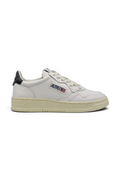 Autry Medalist Leather Low White Black Tab (Women's)
