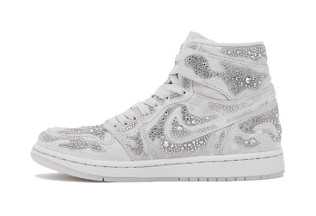 Jordan 1 Retro High OG Swarovski Vast Grey (Women's)
