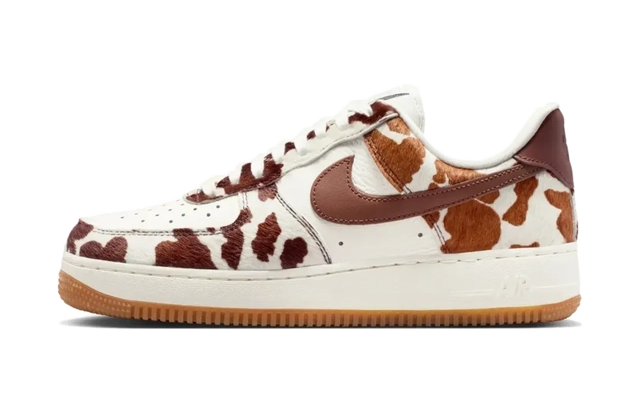 Nike Air Force 1 Low Cow Print Field Brown (Women's)