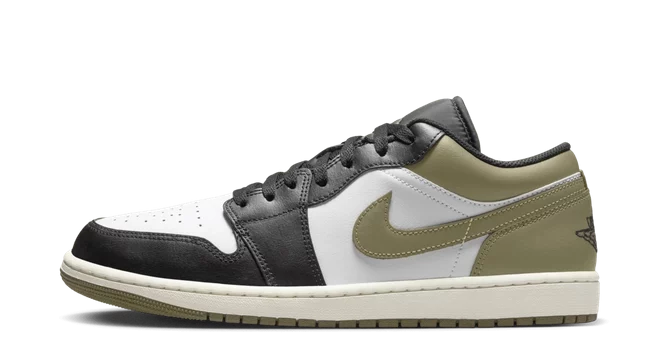 Jordan 1 Low Black Toe Medium Olive