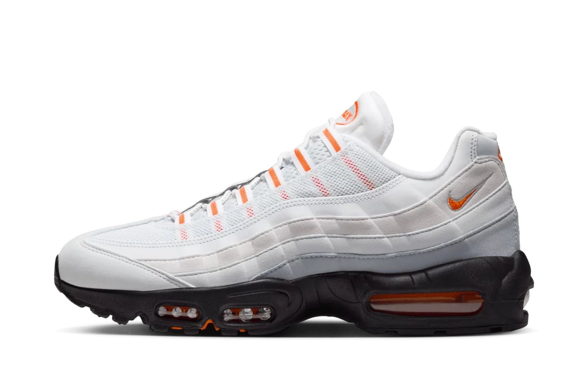 Nike Air Max 95 Wolf Grey Safety Orange Pure Platinum