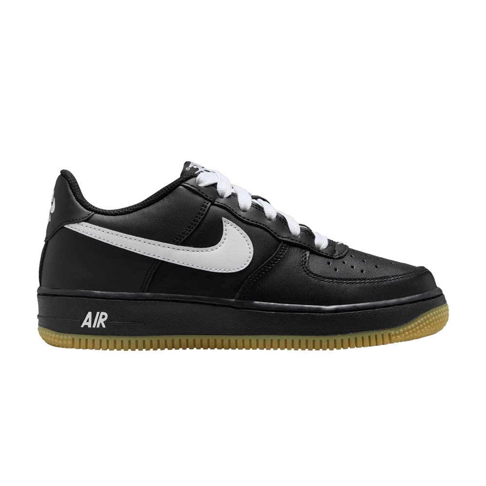 Nike Air Force 1 Low LV8 Black Gum Light Brown White (GS)