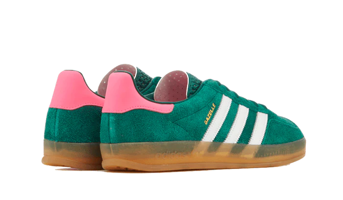 Adidas Gazelle Indoor Collegiate Green Lucid Pink (Women's)