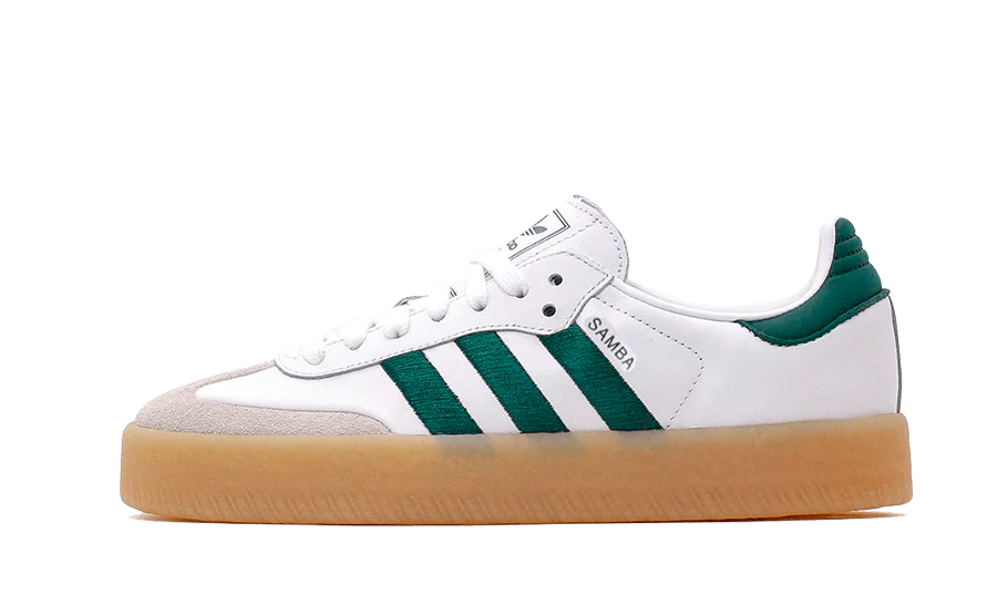 adidas Sambae White Collegiate Green Gum (Women's)