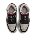 Jordan 1 Mid Black College Grey Gym Red