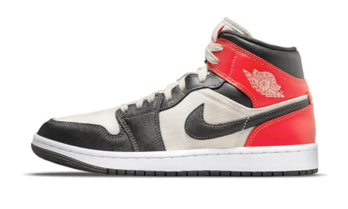 Jordan 1 Mid Newsprint Light Orewood Brown