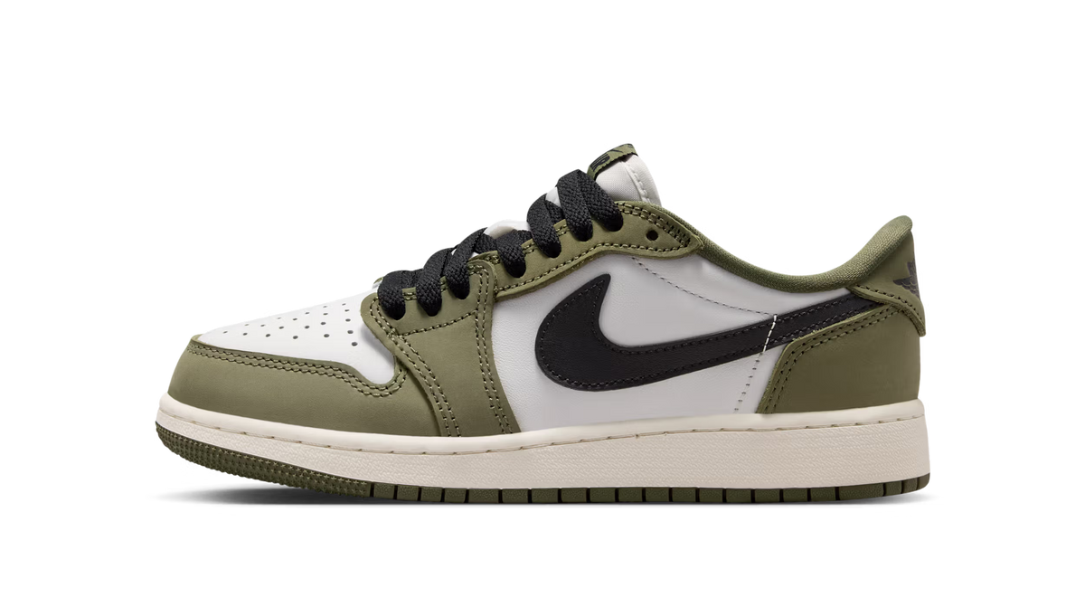 Jordan 1 Retro Low OG Medium Olive (GS)