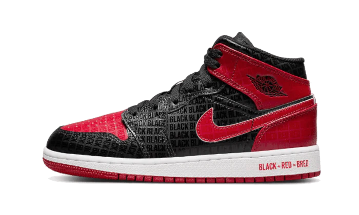 Jordan 1 Mid Bred Text GS