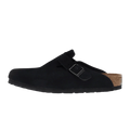 Birkenstock Boston Soft Footbed Suede Black