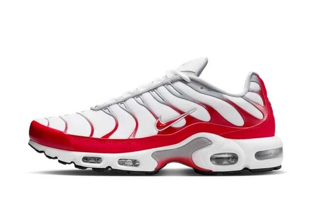 Nike Air Max Plus White University Red