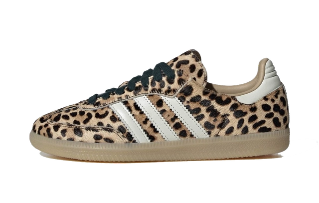 adidas Samba OG Leopard Magic Beige (Women's)