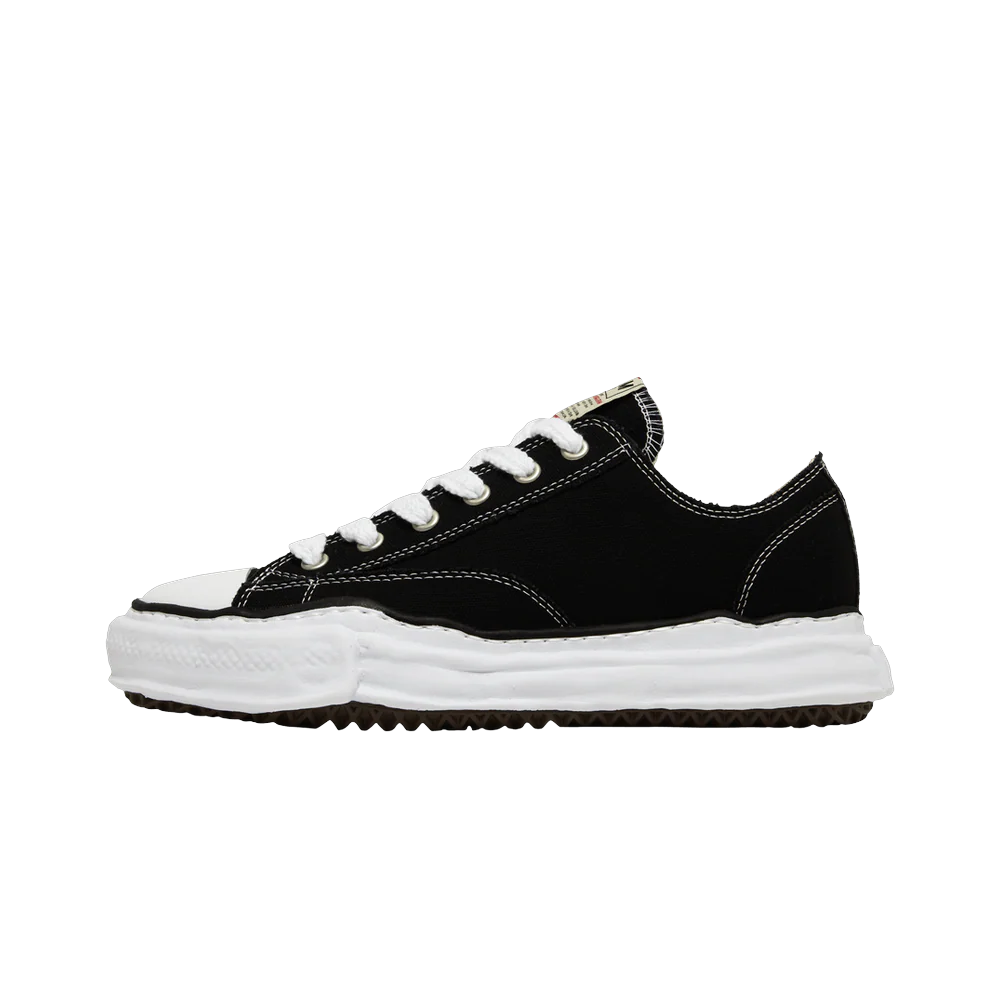 Maison Mihara Yasuhiro Peterson OG Sole Canvas Low Black