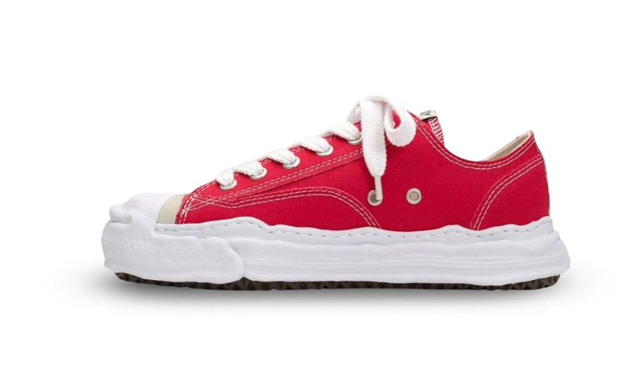 Maison Mihara Yasuhiro Hank OG Sole Canvas Low Red