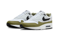 Nike Air Max 1 White Black Medium Olive