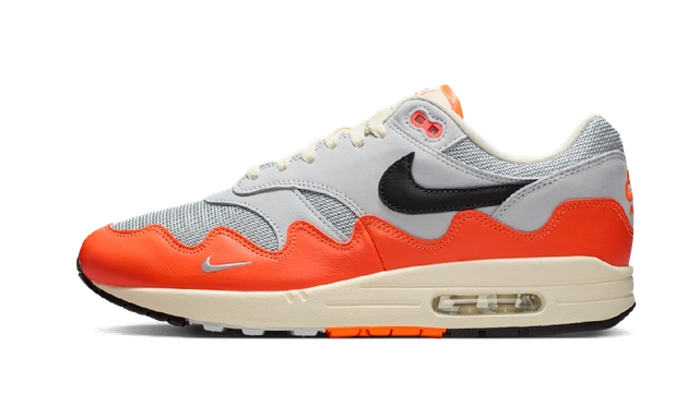 Nike Air Max 1 Patta Waves Hyper Crimson Pure Platinum (With Bracelet)
