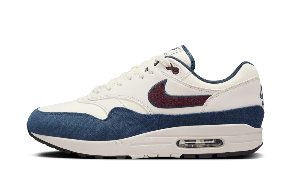 Nike Air Max 1 Coconut Milk Burgundy Crush Navy