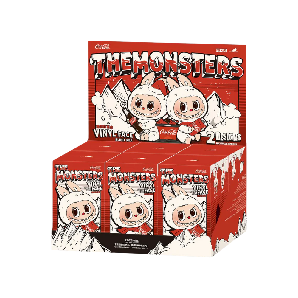 Pop Mart Labubu The Monsters Coca Cola Series Vinyl Face - Sealed Case