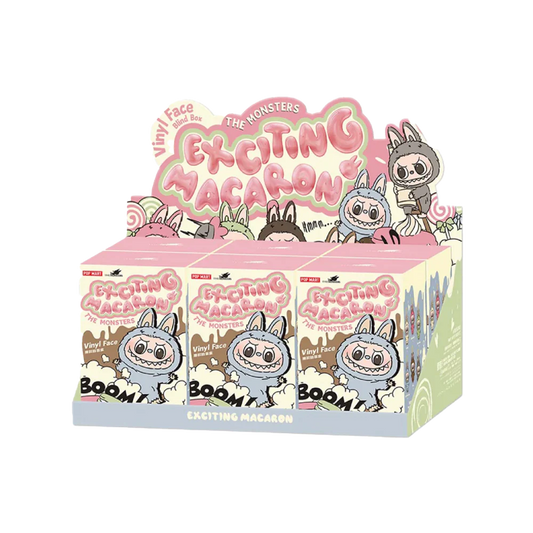 Pop Mart Labubu The Monsters Exciting Macaron Vinyl Face - Sealed Case