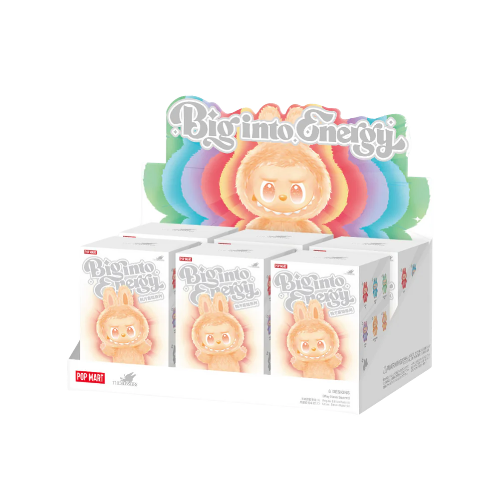 Pop Mart Labubu The Monsters Big into Energy Series Vinyl Plush Pendant - Sealed Case