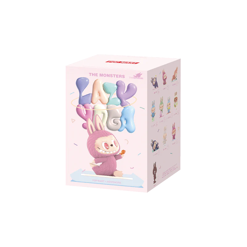 Pop Mart Labubu The Monsters Lazy Yoga Series Figures Sealed Case