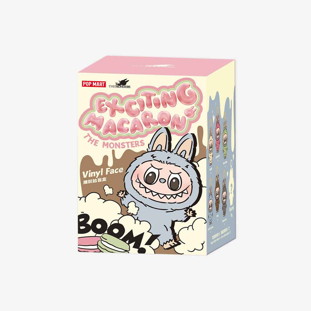 Pop Mart Labubu The Monsters Exciting Macaron Vinyl Face - Sealed Case