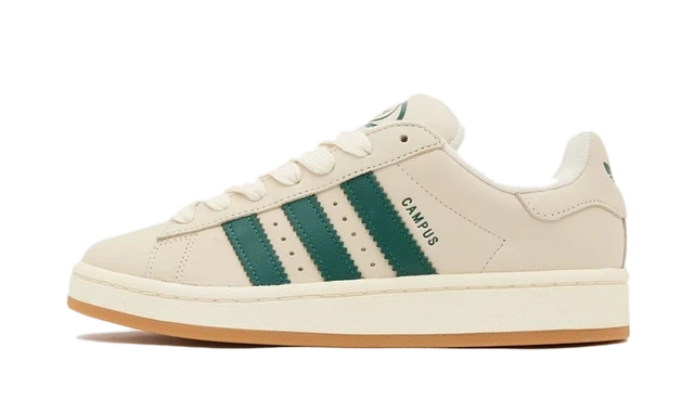 Adidas Campus 00s Cream White Collegiate Green