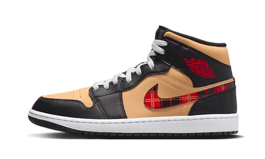 Air Jordan 1 Mid Tartan Swoosh