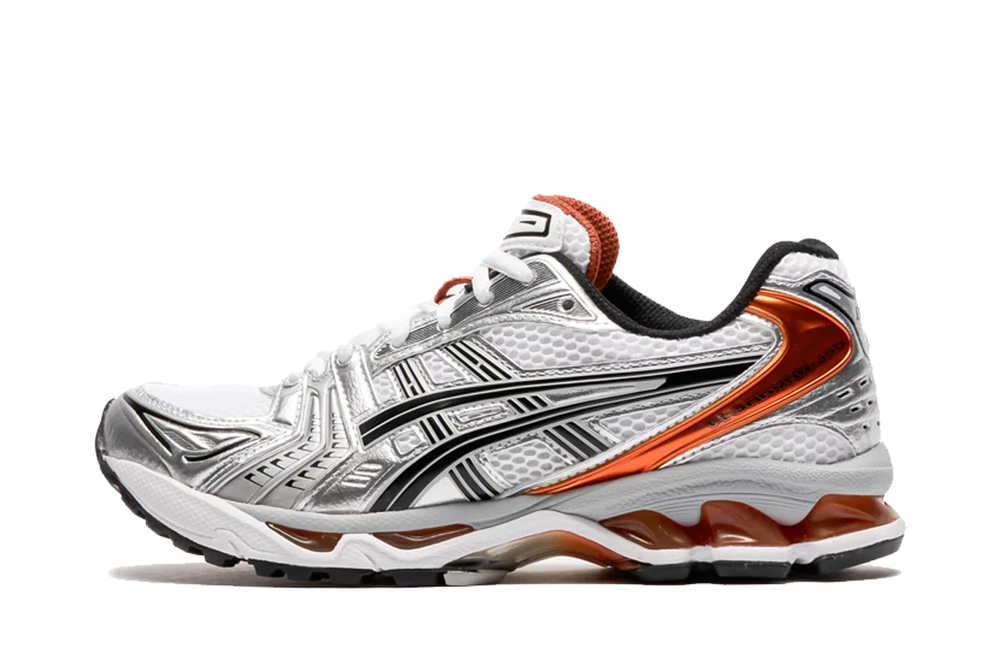 ASICS Gel-Kayano 14 White Piquant Orange