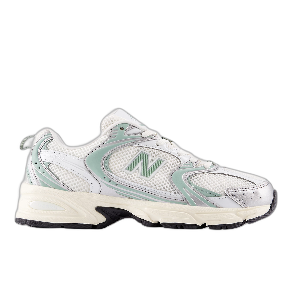 New Balance 530 Silver Metallic Mosaic Green