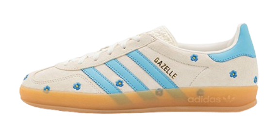 Adidas Gazelle Indoor Light Blue Floral
