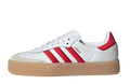 adidas Sambae White Better Scarlet Gum (Women's)