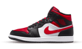 Jordan 1 Mid White Black Red (2022)