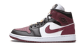 Jordan 1 Mid SE Black Dark Beetroot (Women's)